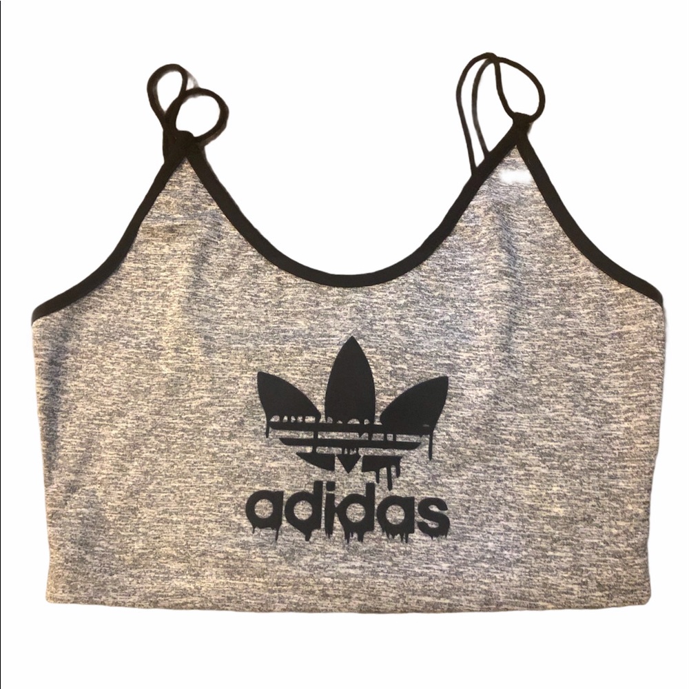 Adidas cropped tank top